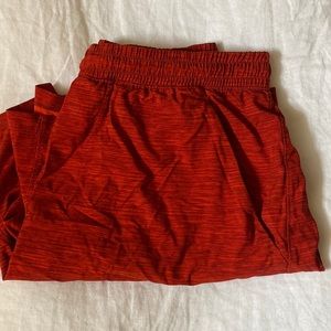 Lululemon Red Running Shorts